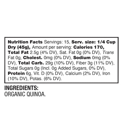 3g dietary fiber and only 170 calories per serving