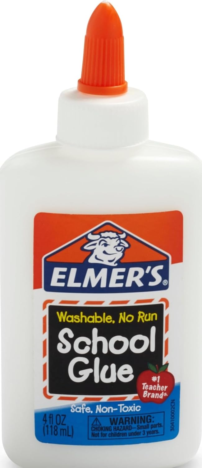 4 fluid ounce liquid glue bottle (single count)