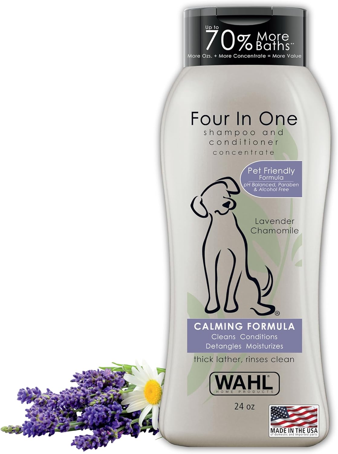 4-in-1 cleansing, conditioning, detangling, and moisturizing formula