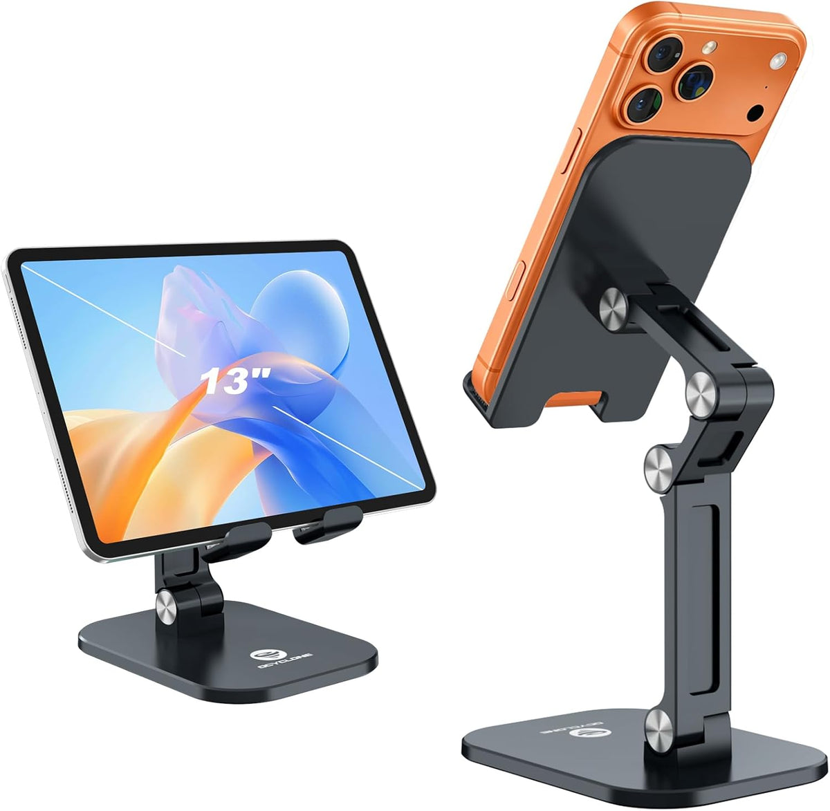 4-point adjustable hinge system for height and viewing angle