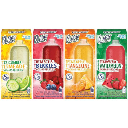 40 individually portioned stick packets per box, each designed to mix with 16.9 oz (500 ml) of water