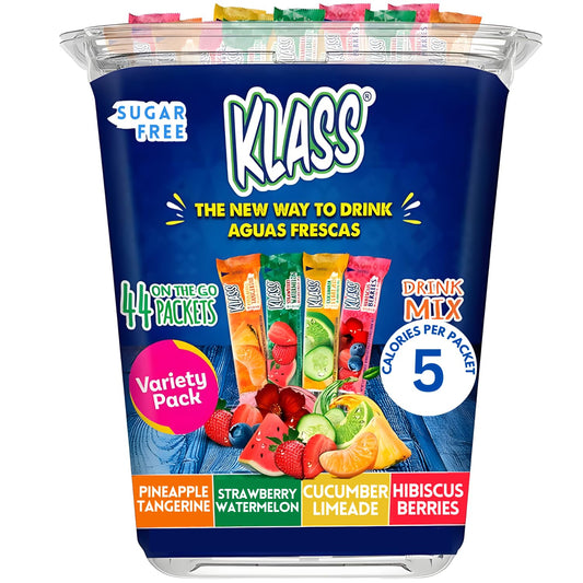 44 powdered stick packs per box (22 of each flavor in the variety pack)