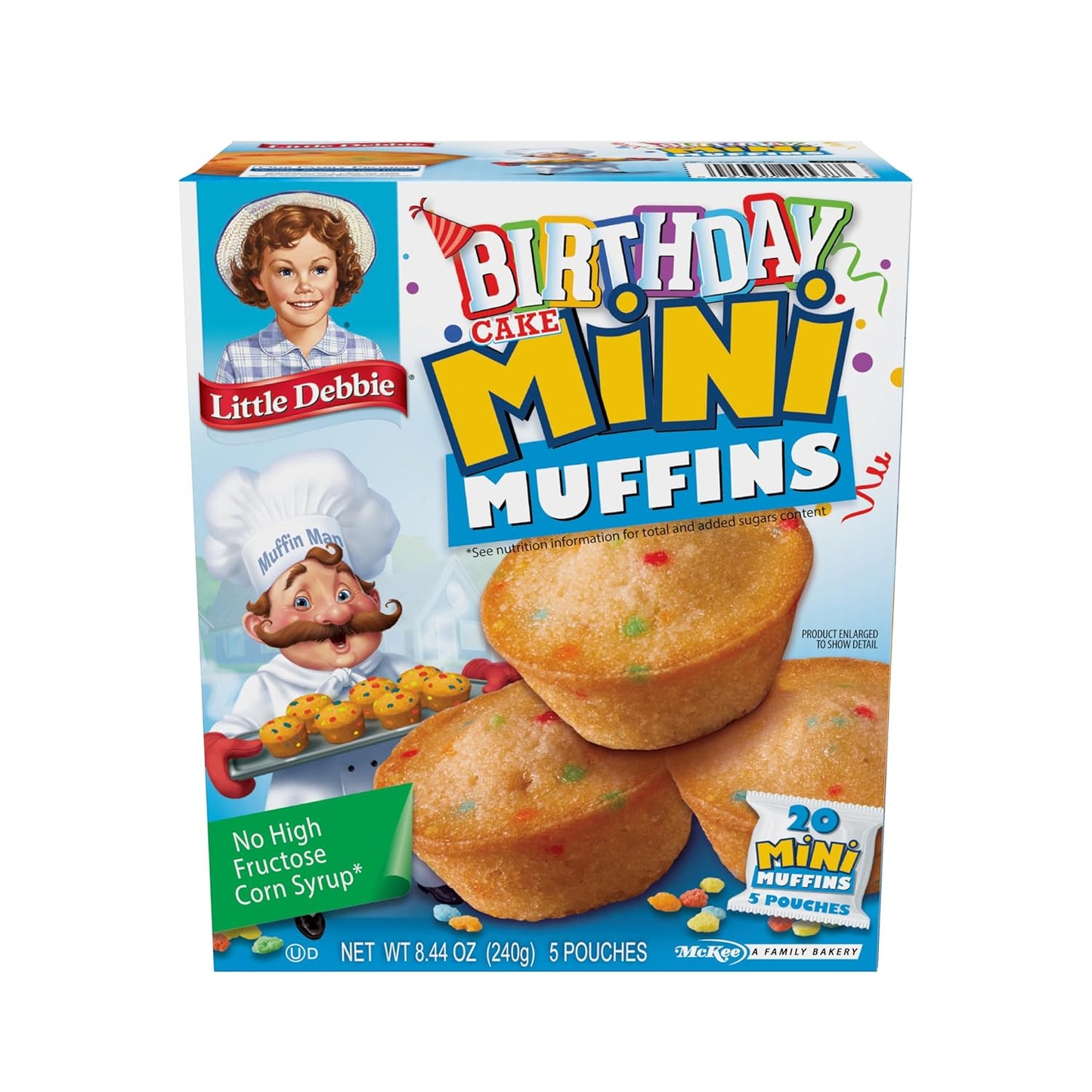 5 individually sealed pouches for built-in portion control and freshness