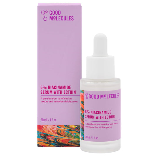 5% niacinamide (vitamin b3) concentration to refine pores, tone, and texture