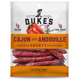 Duke's Cajun Andouille Smoked Shorty Sausages – Mindful Macro-Friendly Snack for Keto and Clean Eating, 5 oz Resealable