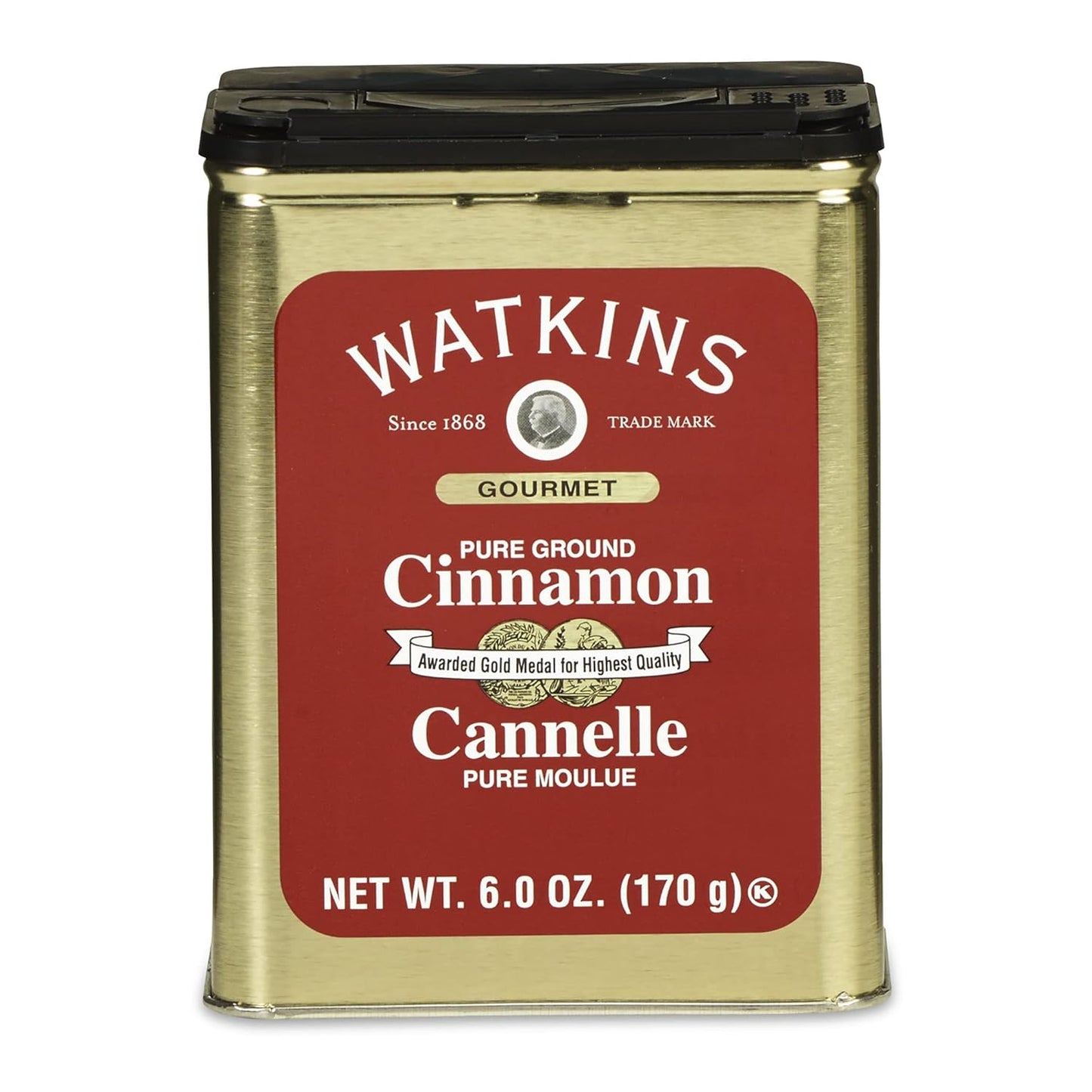 6 oz re-closable metal tin packaging that protects freshness and aroma
