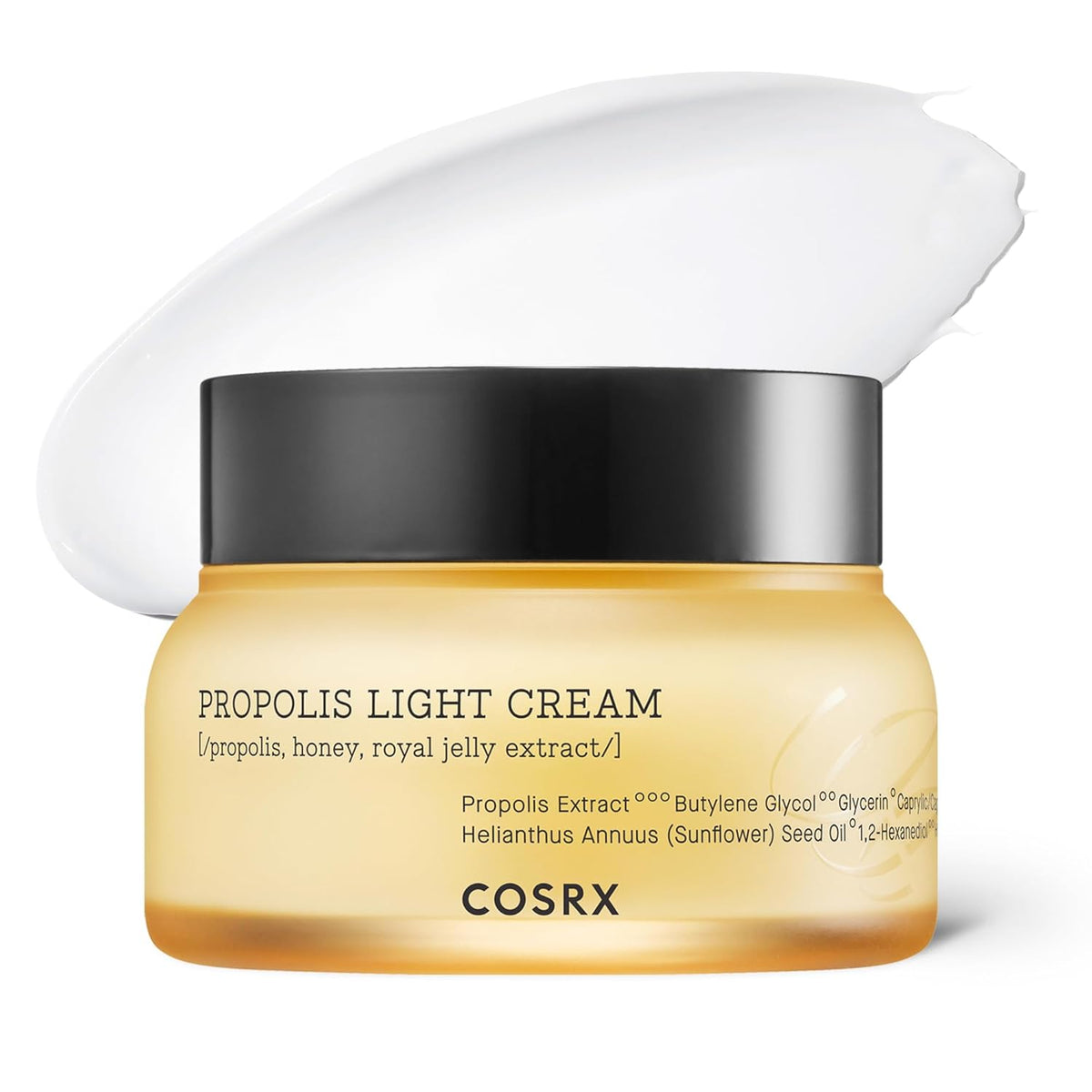 64.5% propolis extract as the primary active ingredient