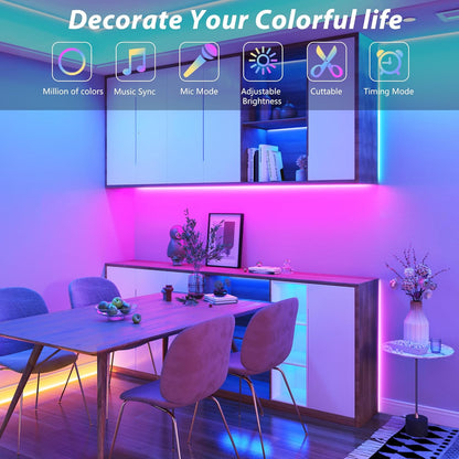 720 rgb leds producing 16 million color options