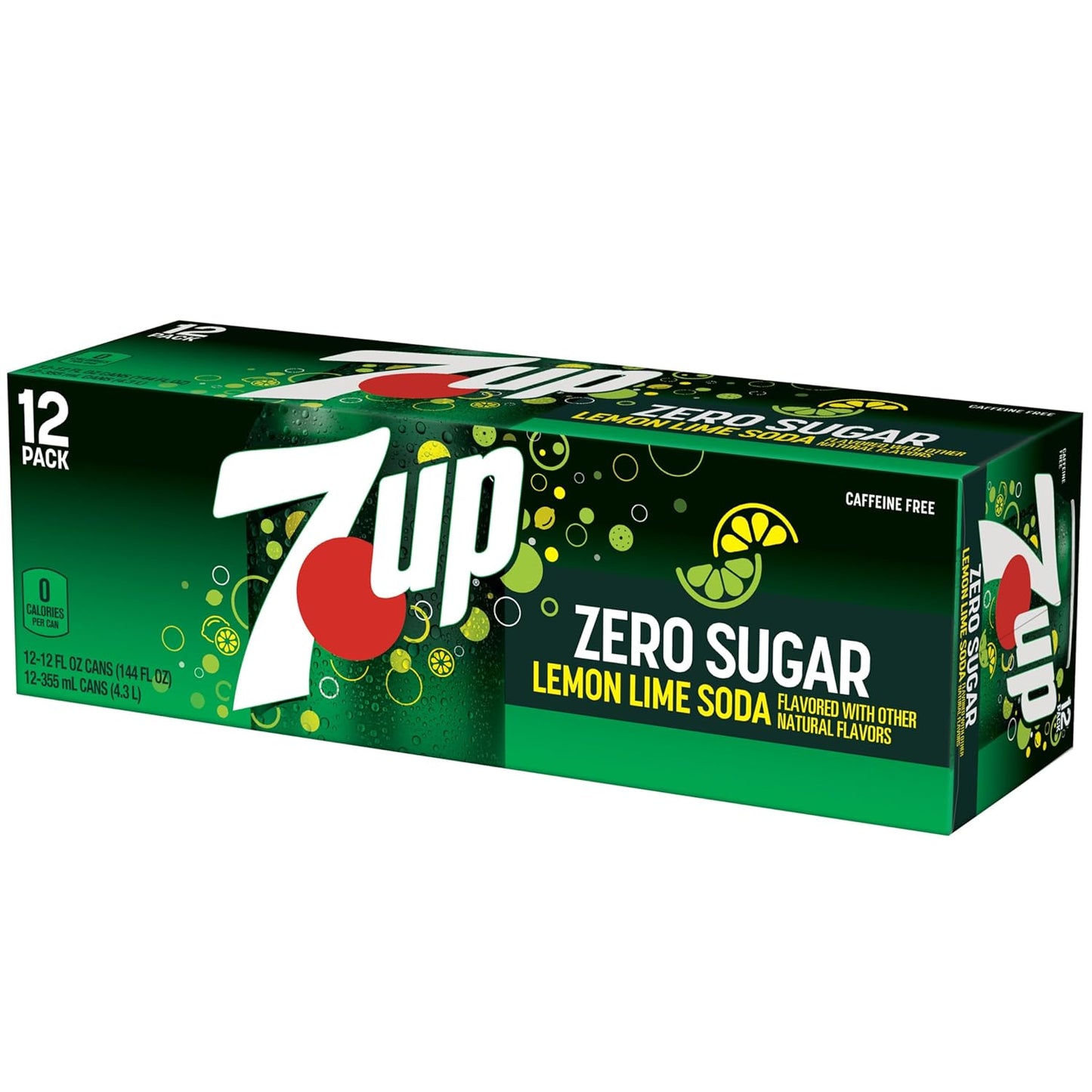 7UP Diet Soda Multi-Pack, 12 Oz Cans – Heart-Conscious Refreshment for Wellness Meal Prep