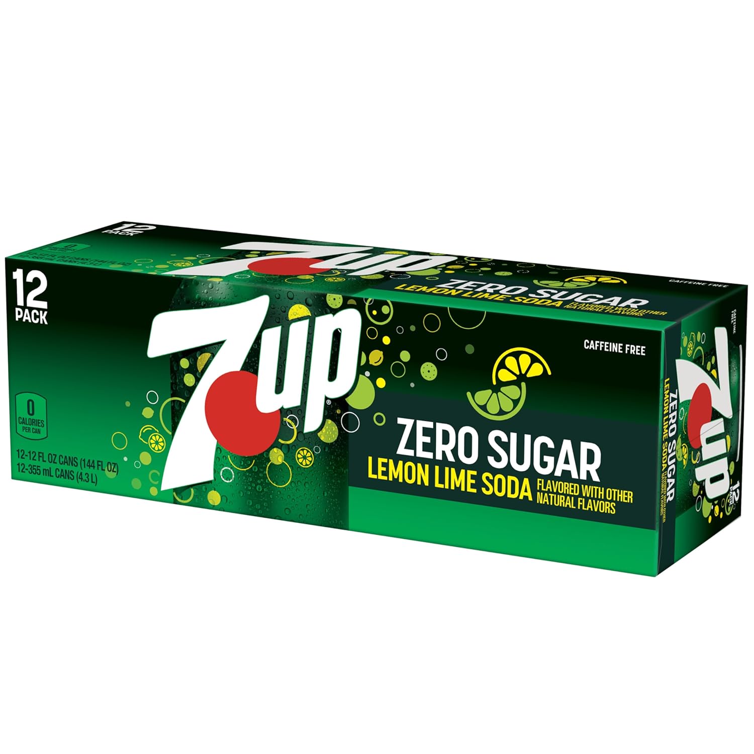 7UP Diet Soda Multi-Pack, 12 Oz Cans – Heart-Conscious Refreshment for Wellness Meal Prep