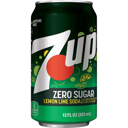 7UP Diet Soda Multi-Pack, 12 Oz Cans – Heart-Conscious Refreshment for Wellness Meal Prep