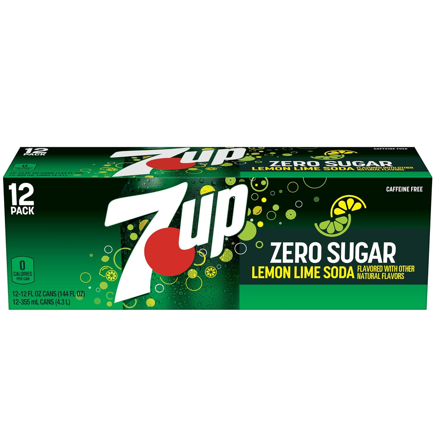 7UP Diet Soda Multi-Pack, 12 Oz Cans – Heart-Conscious Refreshment for Wellness Meal Prep