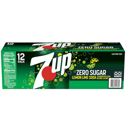 7UP Diet Soda Multi-Pack, 12 Oz Cans – Heart-Conscious Refreshment for Wellness Meal Prep
