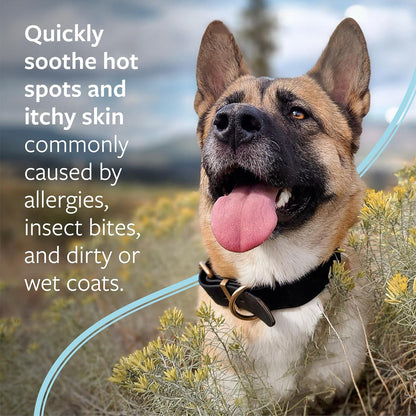8 fl oz topical spray format for targeted, no-rinse application