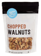 Happy Belly Chopped Walnuts for Wellness Pantry and Homemade Granola, Kosher Certified 8 oz