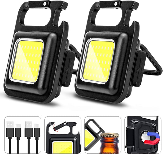 800-lumen cob led light source with 4 modes (100%/60%/30% high-medium-low and strobe)