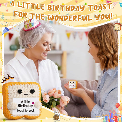 A little Birthday Toast to You Handmade Keepsake – Sentimental Gift for Sister, Mom, and Best Friend Who Has Everything