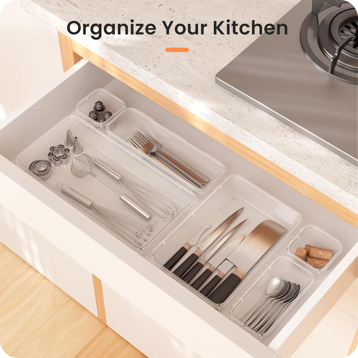 A-LuGei 28-Piece Vanity Organizer – Housewarming Gift for Friends Moving Into a New Home or Apartment
