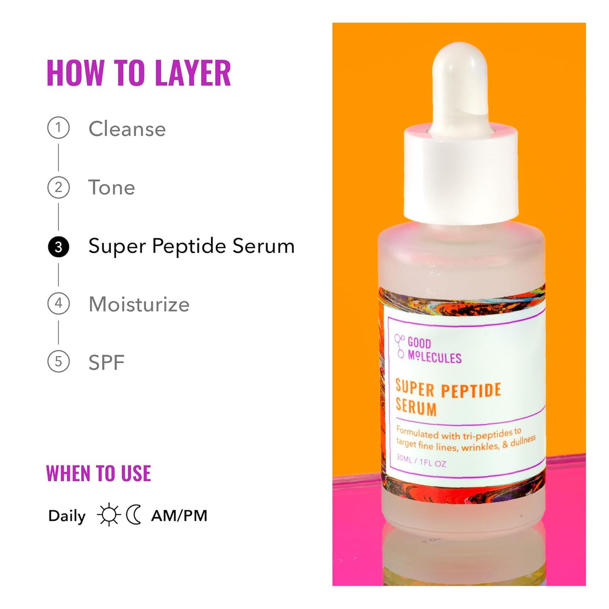 acetyl hexapeptide-8 and acetyl octapeptide-3 to reduce appearance of fine lines and wrinkles