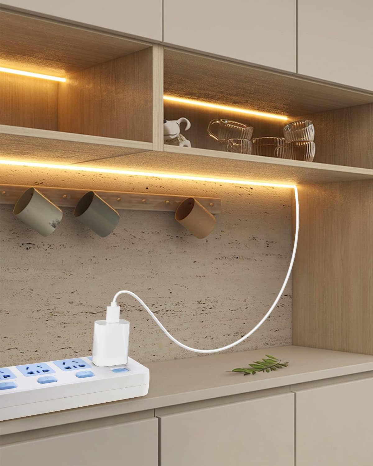 Aclorol USB LED Strip – Valentine's Day Decor Gift, Romantic 3000K Glow for Couples Bedroom