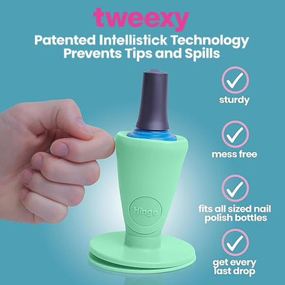 adjustable hinge mechanism allowing bottles to tilt at any angle