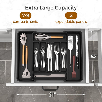 adjustable width from 12.4" to 21" via unique buckle-sliding design