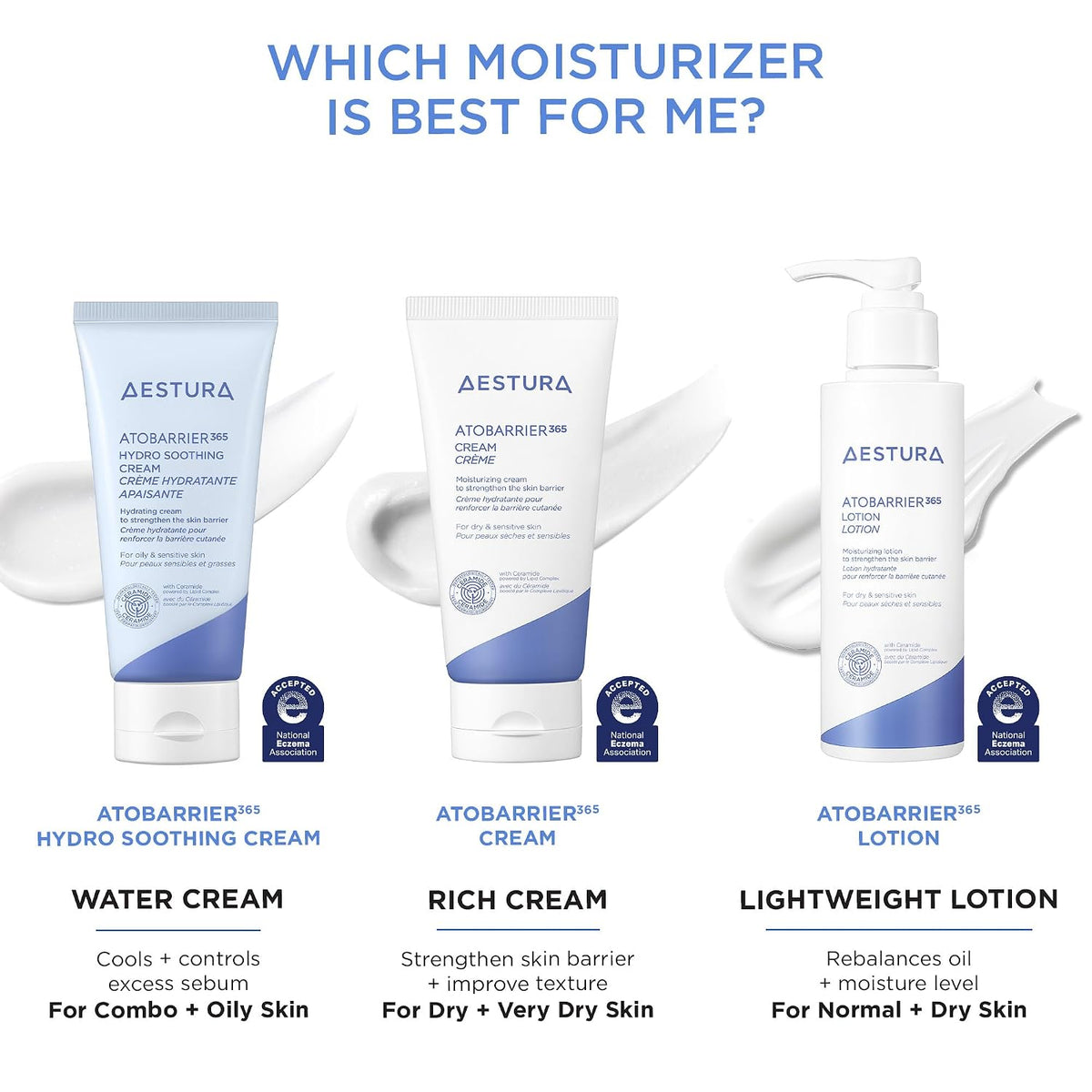 AESTURA ATOBARRIER365 Cream – Wind-Down Face Moisturizer for Sensitive Skin Self-Care Evenings