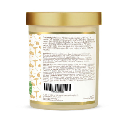 African Pride Moisture Miracle Pre-Shampoo Detangler – Clean Beauty Pre-Poo for Curly Hair, Simple Slip and Hydration in One Step