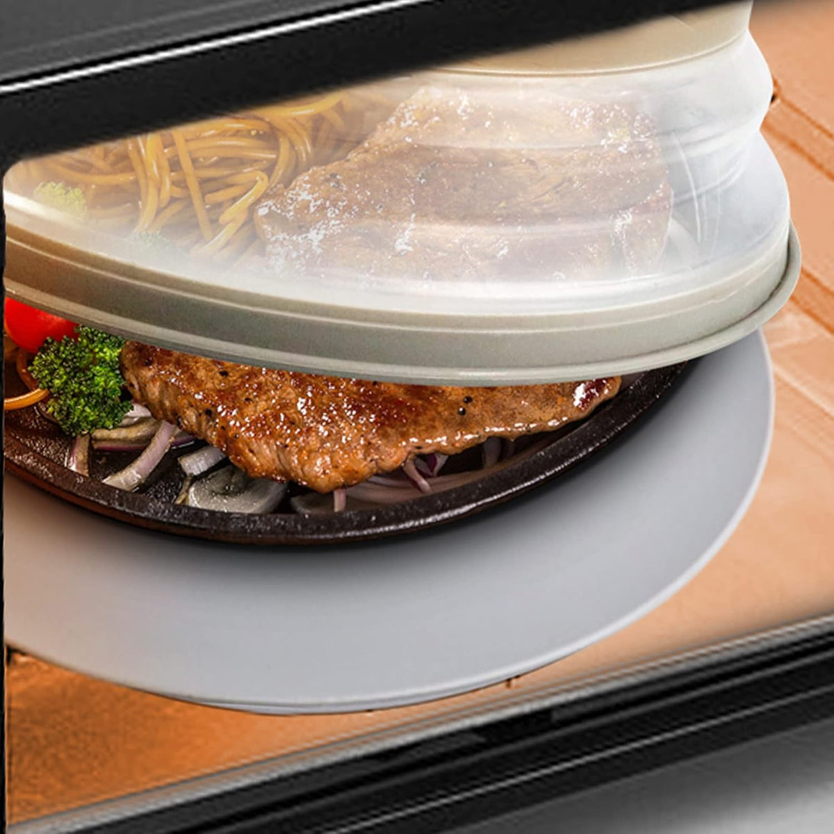 Aidacom Microwave Splatter Guard and Heat Mat – Holiday Gift for College Students Setting Up a Dorm Kitchen