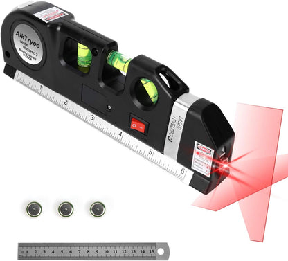 AikTryee 3-in-1 Laser Level – Kitchen Backsplash and Bathroom Tile Tool for Clean, Even Installation Lines