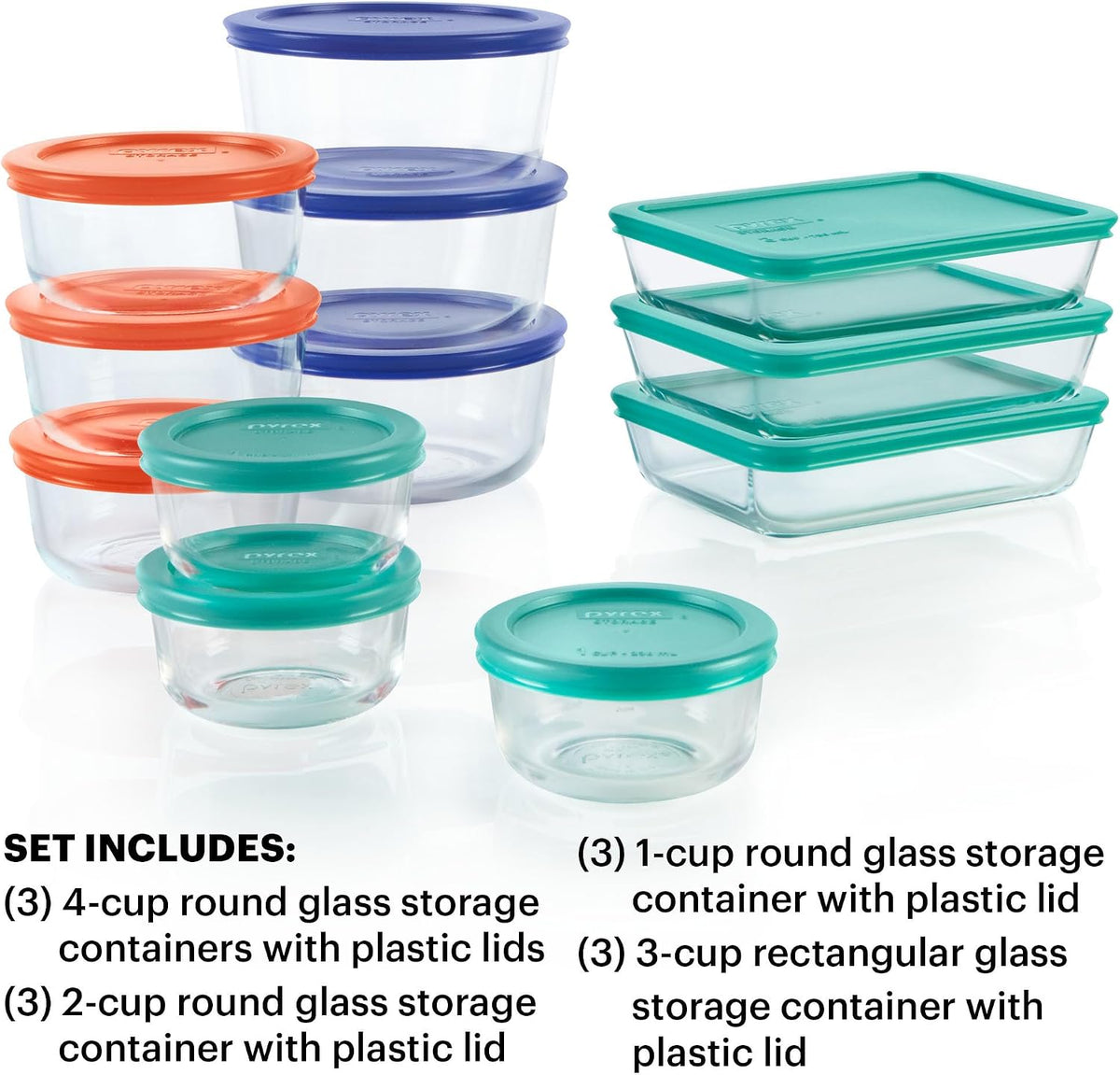 airtight leak-resistant closure with snug-fitting colored lids