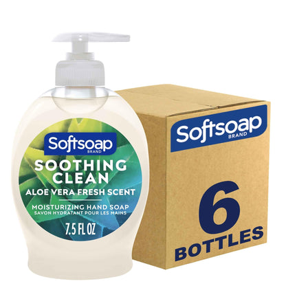 aloe vera moisturizing liquid hand soap in a pump bottle