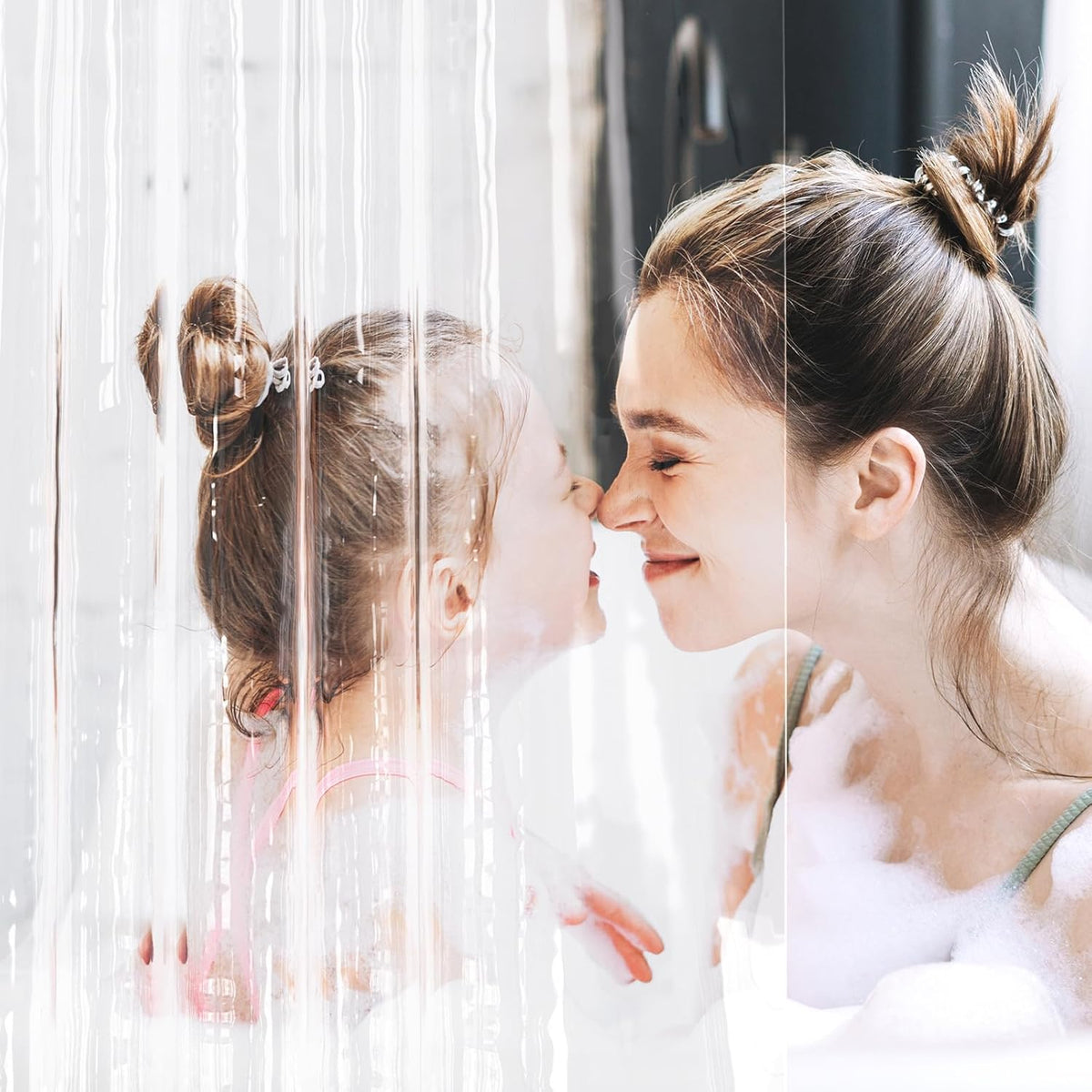 AmazerBath Extra Long Shower Curtain Liner 2 Pack – Thoughtful Bathroom Upgrade Gift for Mom and Dad