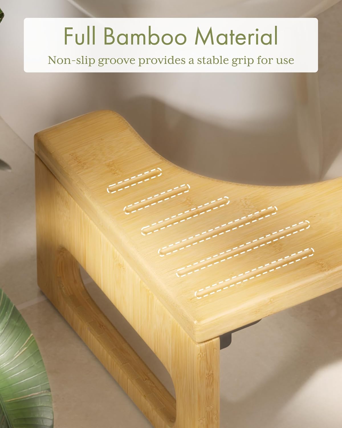AmazerBath Foldable Stool for Toilet – Postpartum and Surgery Recovery Aid, Gentle on the Body Every Morning