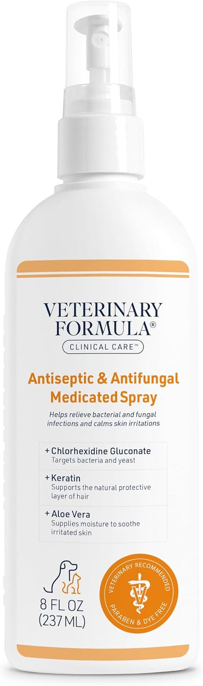 antiseptic and antifungal liquid formula with antibacterial and antimicrobial properties