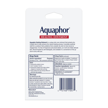 Aquaphor Healing Ointment Advanced Therapy Skin Protectant – Practical Housewarming Gift for New Homeowners and Hostesses, 0.75 Oz Pack of 4