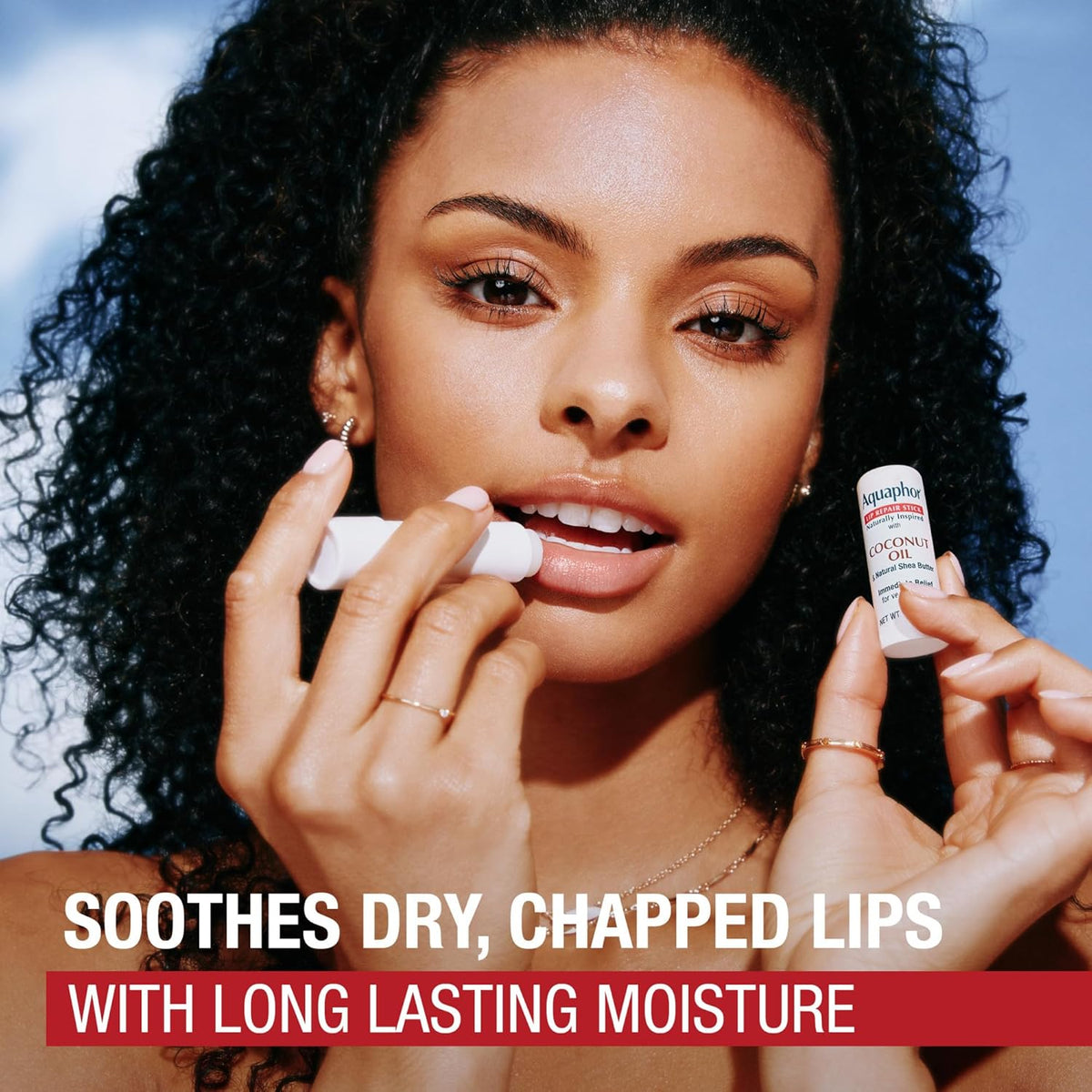 Aquaphor Naturally Inspired Lip Repair Stick – Neutral-Toned Balm for Clutter-Free Vanity Styling