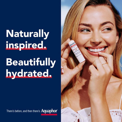 Aquaphor Naturally Inspired Lip Repair Stick – Neutral-Toned Balm for Clutter-Free Vanity Styling