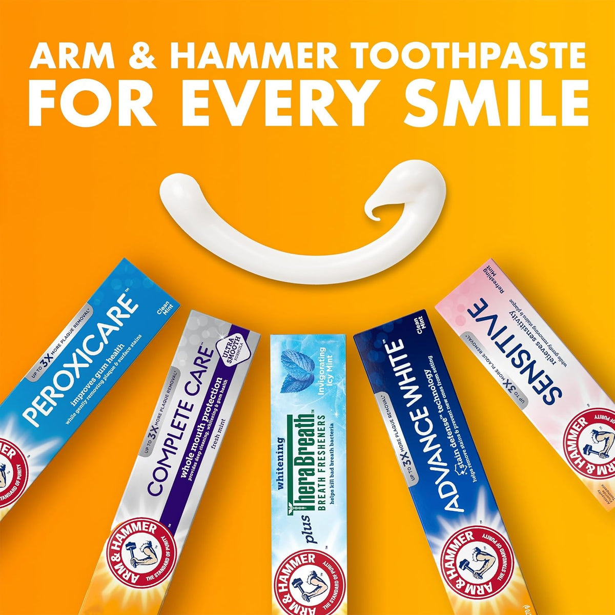 ARM & HAMMER Plus TheraBreath Toothpaste – Holistic Oral Care Upgrade for the Primary Bathroom, Gentle Whitening