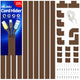 Brown - 157in L x 0.95in W x 0.55in H