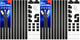 Black - 157in L x 0.95in W x 0.55in H (Pack of 2)