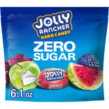 JOLLY RANCHER Zero Sugar Hard Candy – Mess Free Road Trip and Airplane Snack for Family Trips, 6.1 oz