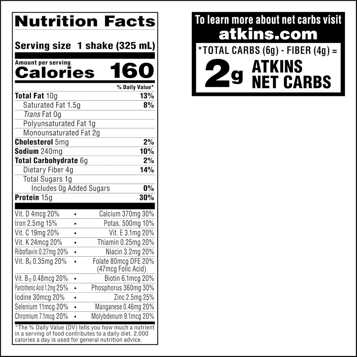 Atkins Creamy Chocolate Coconut Protein Shake – No-Prep Protein for Streamlined Kitchens, 2g Net Carbs