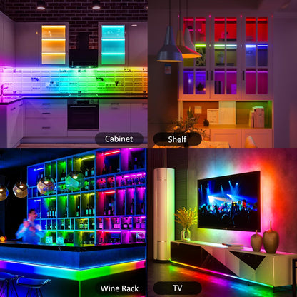 Aulanto Dimmable LED Light Bars for Toy Display, Child-Friendly Mood Lighting for Bedroom Shelves