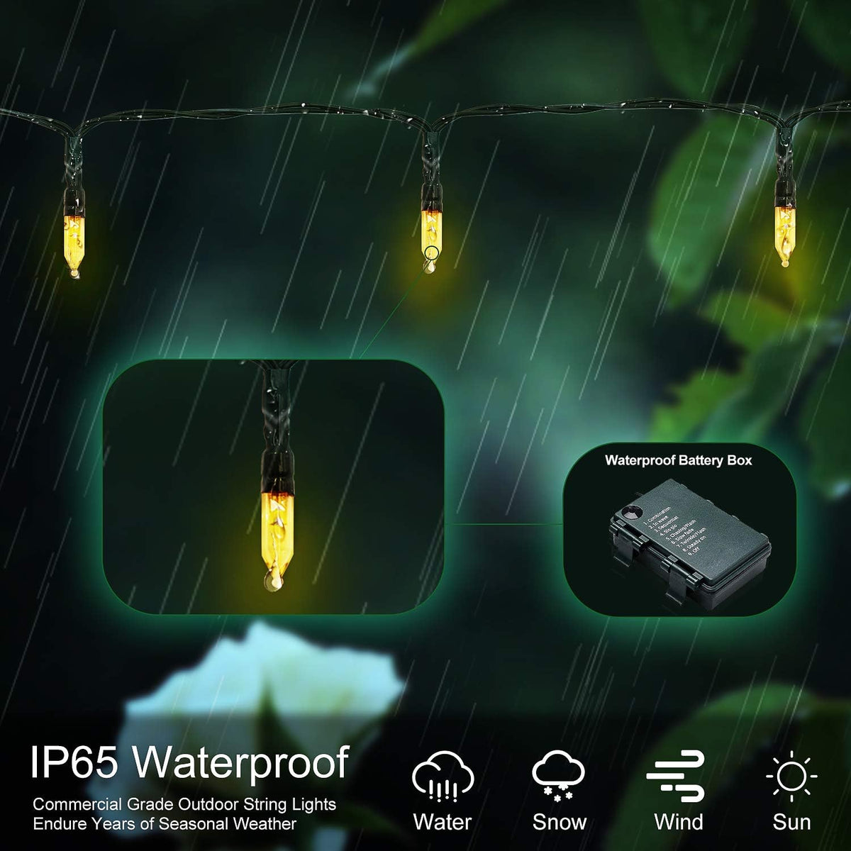 Aurora Glow Holiday Gift Lights – Christmas Present for Best Friend, Waterproof 4.5V