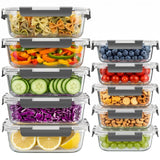 Dealusy Airtight Glass Lunch Set – Clean Eating Storage for Health-Conscious Home Cooks