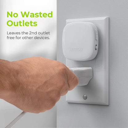 AUVON Dusk to Dawn Nightlight – V-0 Flame Retardant Plug in Light for Kids Room and Senior Living Spaces