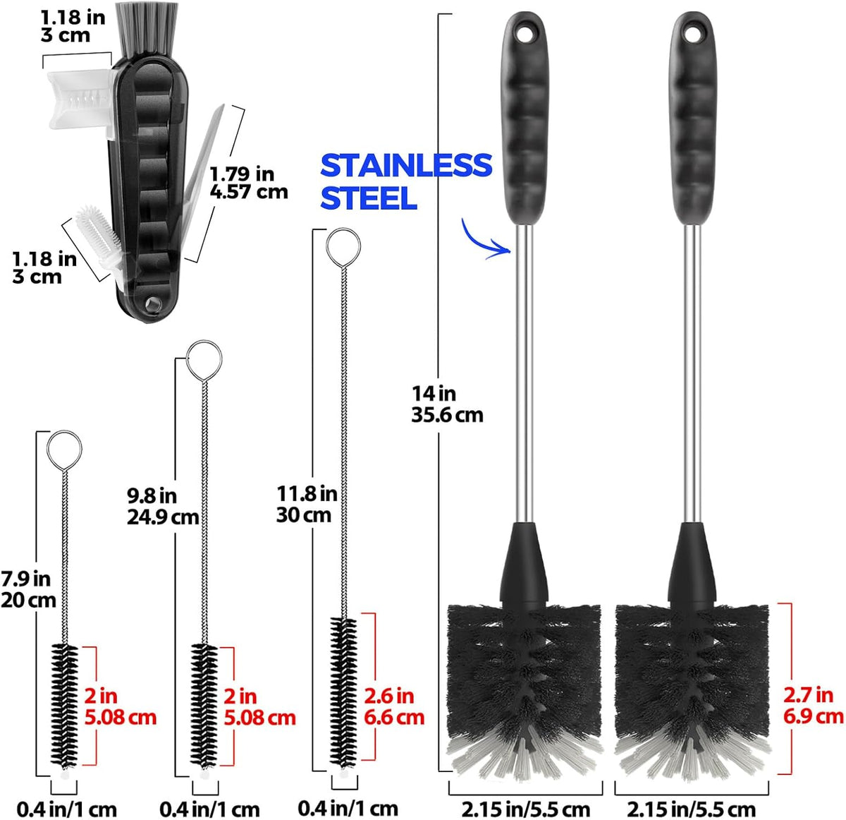 available in 5- and 6-pack configurations across five colorways (black, blue, yellow, aqua, blue & white)
