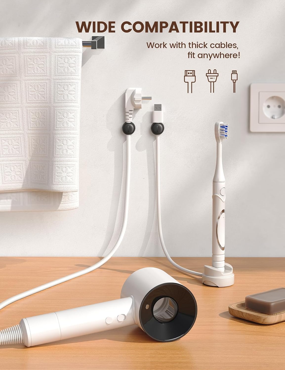 available in 6/8/12-pack counts with two styles: rotatable spring-lock and silicone magnetic