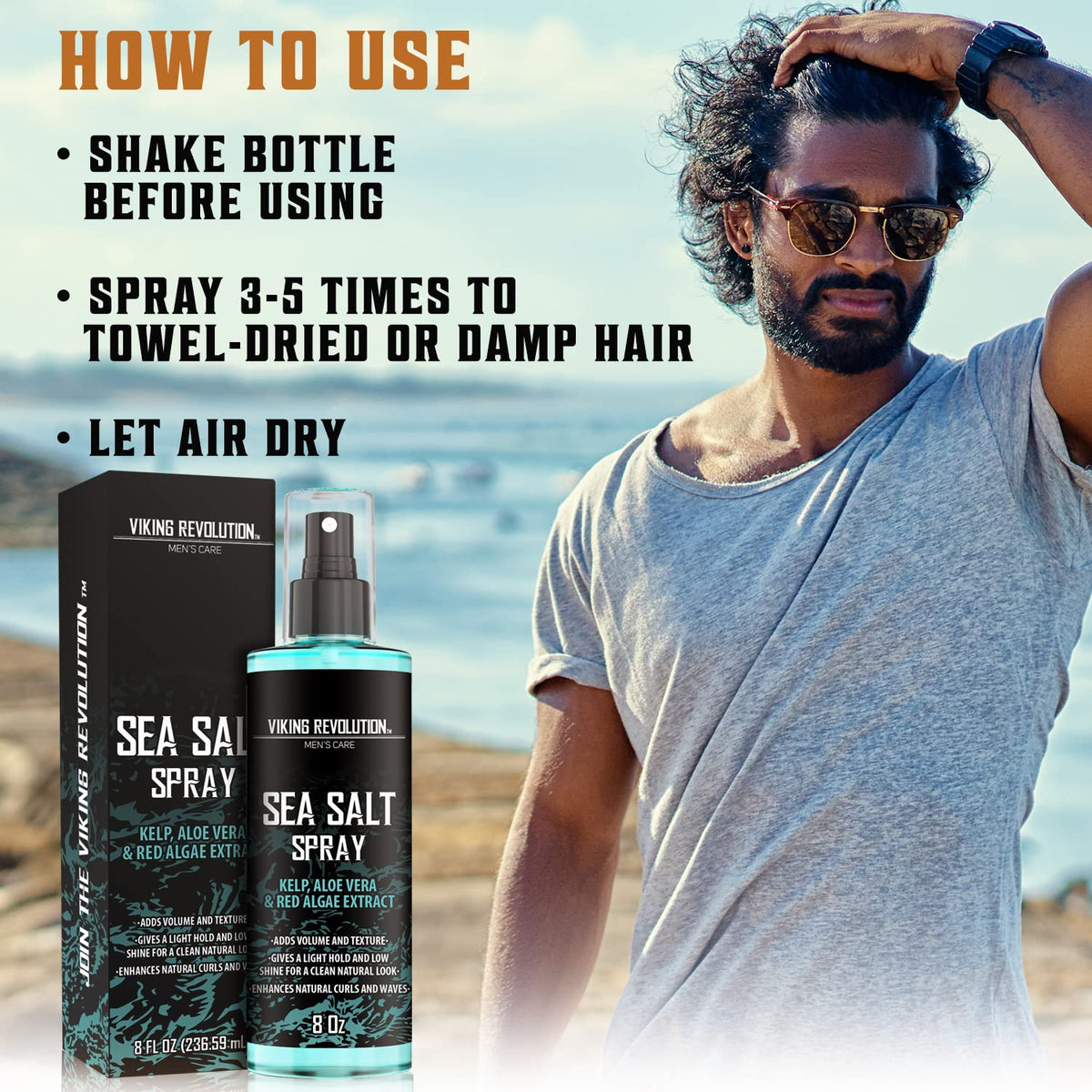 available in 8.8 oz and 12.7 oz sizes, plus travel-friendly 1 oz and 2 oz formats